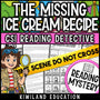 Summer ice cream CSI reading mystery cover for grades 3-6 - The Missing Ice Cream Recipe