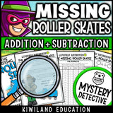 Summer mystery detective addition and subtraction 2