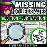 Summer mystery detective addition and subtraction 3