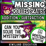 Summer mystery detective addition and subtraction 4