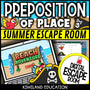 Prepositions of Place Summer Digital Escape Room | ELA Activity | Grades 1–3