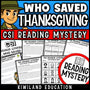 Thanksgiving Sarah Josepha Hale reading mystery cover for grades 3-6