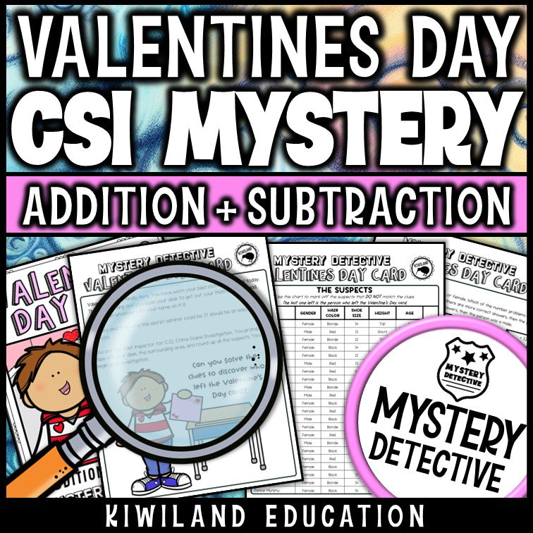 The surprise card story page valentines detective case