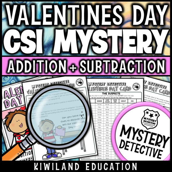 The surprise card story page valentines detective case