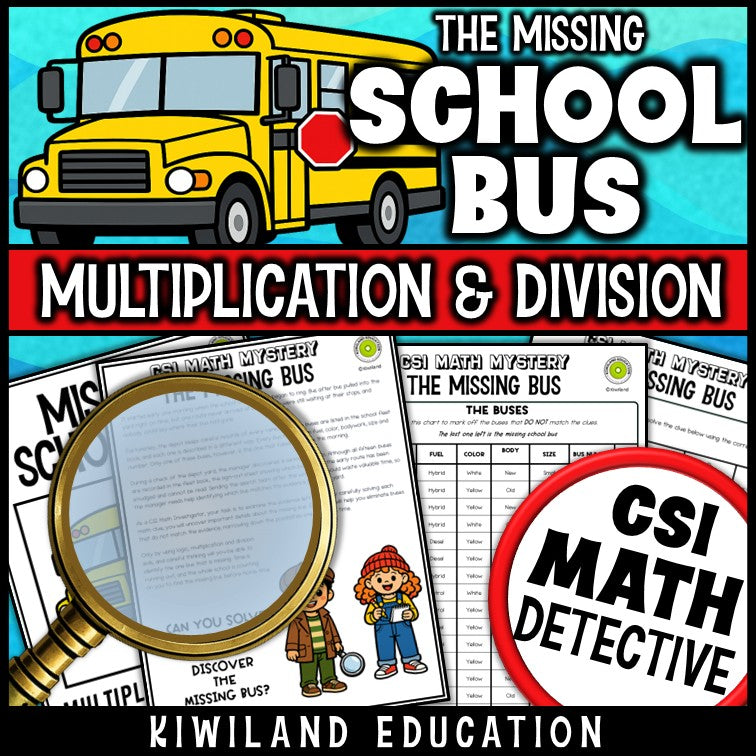 Times tables fact fluency detective activity for math centers and small groups, 3rd 4th 5th grade