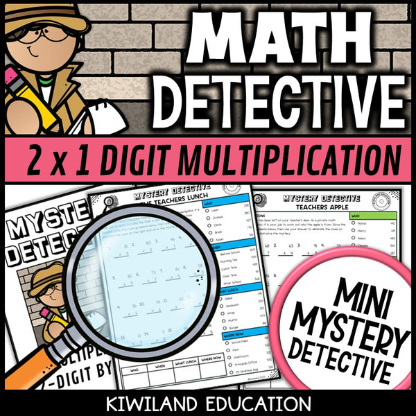 Times tables practice detective cases grade 3