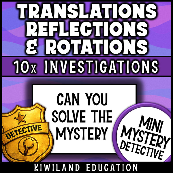 Can you solve the mystery? No prep transformations detective activity for early finishers and test prep