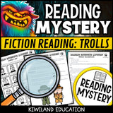 Fiction trolls reading comprehension passage activity for grades 3-6