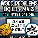 Can you solve the mystery? Two step measurement word problems activity for early finishers
