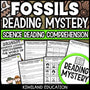 Types of fossils science reading mystery cover for grades 3-6