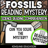 No-prep fossils reading comprehension worksheet with answer key