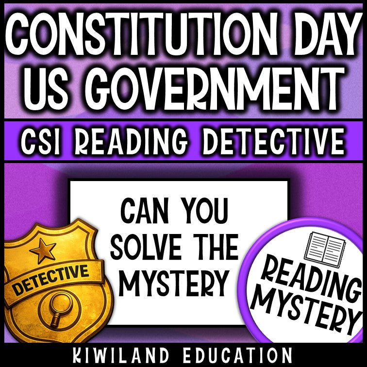 US government informational text, no prep for sub plans, early finishers and centers