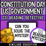 US government informational text, no prep for sub plans, early finishers and centers