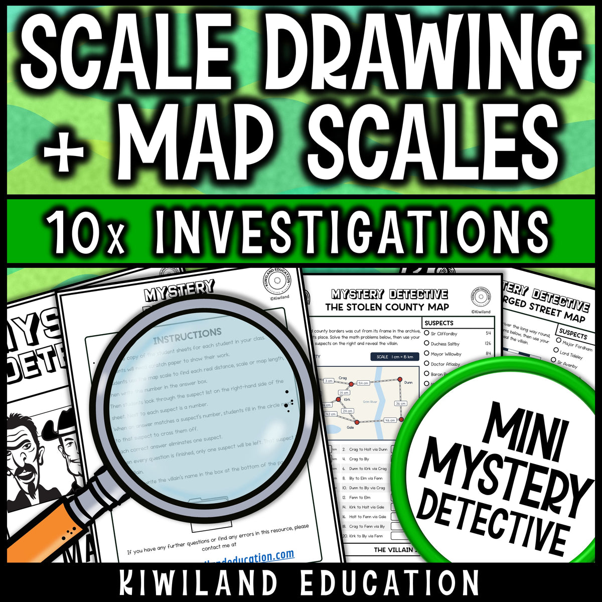 Using map scales teacher instructions no prep printable