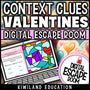 Context Clues Digital Escape Room Valentine's Day preview 1