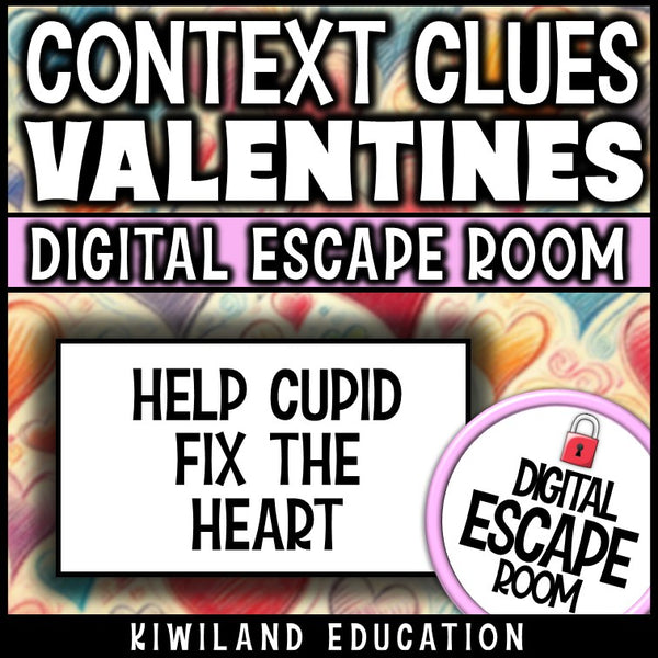 Context Clues Digital Escape Room Valentine's Day preview 4