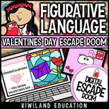 Figurative Language Digital Escape Room Valentine's Day preview 3