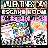 One-Step Equations Digital Escape Room Valentine's Day preview 3