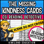 Valentine's Day reading mystery Kindness Cards cover for grades 3-6