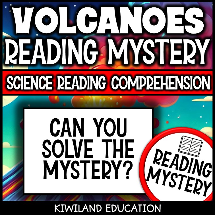 No-prep volcanoes reading comprehension worksheet with answer key