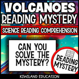 No-prep volcanoes reading comprehension worksheet with answer key