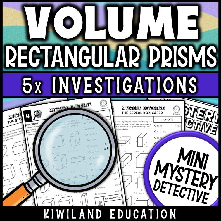 Volume formula lwh self-checking detective activity morning work