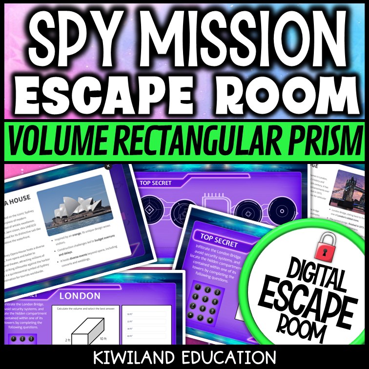 Calculating volume escape room challenge screen
