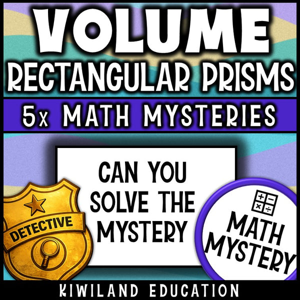 Volume of prisms worksheets with full answer keys for sub plans and early finishers