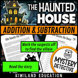 Who haunts the house story page halloween detective case