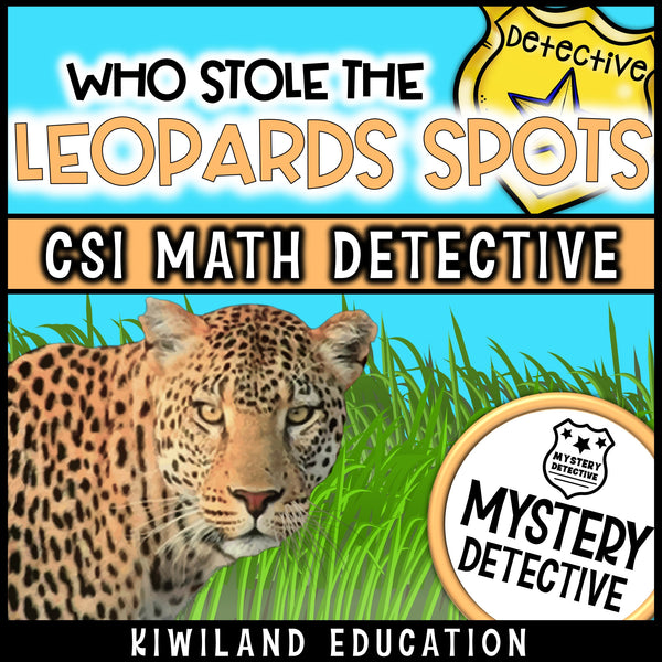 Who stole the leopards spots mystery detective grade 3 worksheets