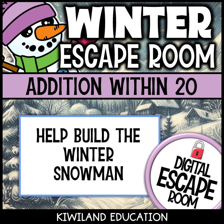 Winter addition escape room preview