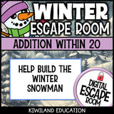 Winter addition escape room preview