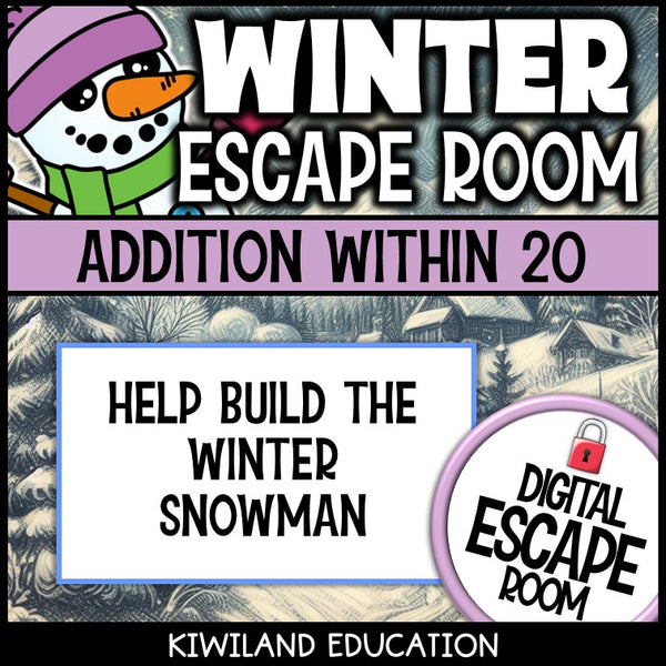 Winter addition escape room preview