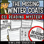 Winter reading mystery The Missing Winter Coats cover for grades 3-6