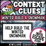 Winter reading escape room preview