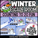 Winter counting escape room puzzle screen