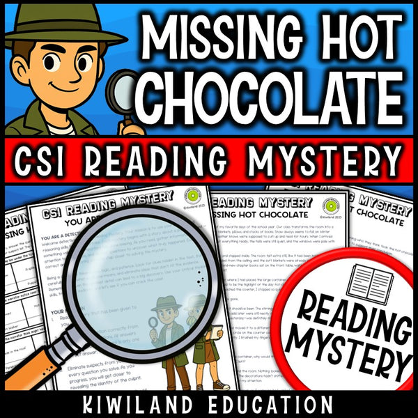 Winter reading comprehension passage activity for grades 3-6