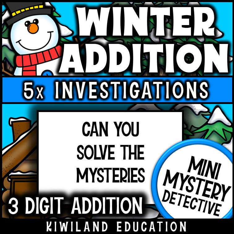 Winter math activity sub plans early finishers