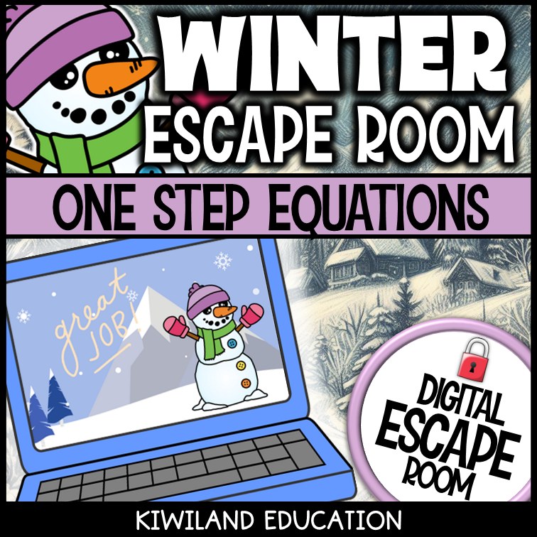 Winter algebra escape room code lock