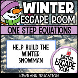 Winter algebra escape room preview