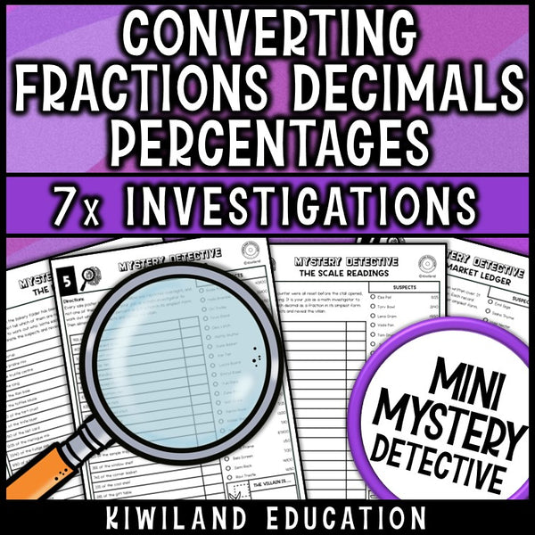 Writing percentages as fractions in simplest form middle school math centers