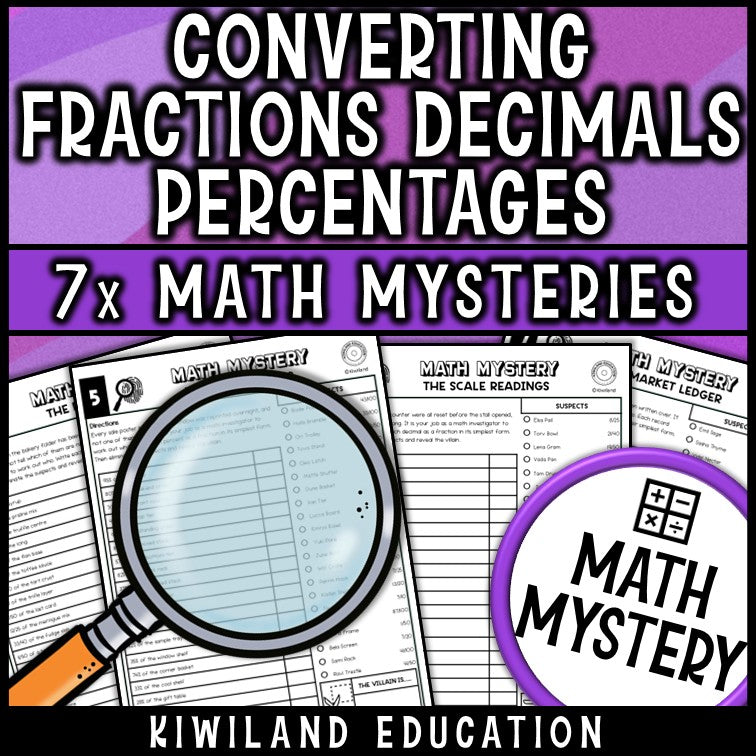 Writing percentages as fractions in simplest form, math centers activity with answer keys
