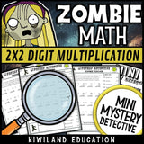 Zombie math detective cases for math centers and early finishers